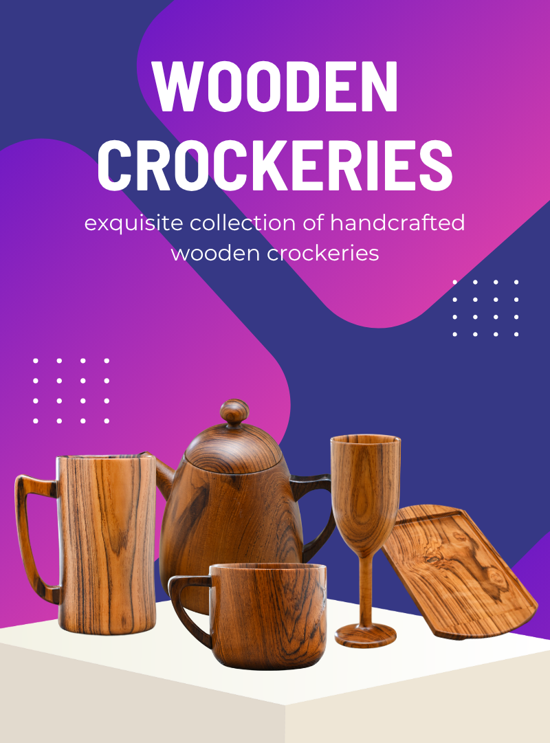 Wooden Crockeries