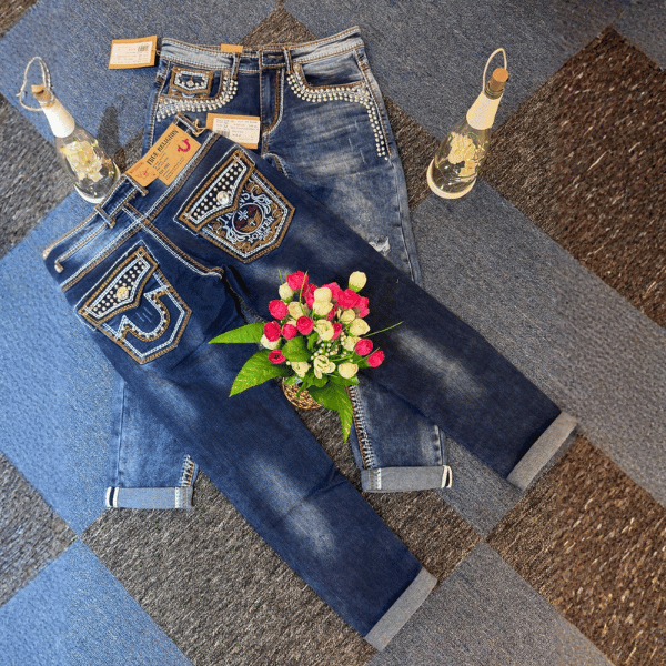 Jeans  (dark blue& lignt blue)